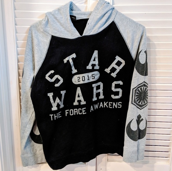 Star Wars Tops - Star Wars Force Awakens sweatshirt/hoodie medium